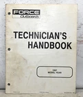 1997 Force Outboards Technicians Handbook 90-823871970 Used. Price: $25.00.