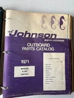1971 Johnson Sea-horse Outboard Parts Manuals 2-125HP Lot Of 13 Compete Set BN42 Used. Price: $109.95.