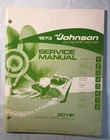 1973 Omc JM-7305 Johnson Hp Outboard Service Manual 20R73 20RL73 Used. Price: $19.95.
