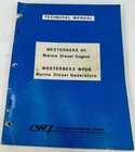 Westerbeke 40 Manual For Marine Diesel Engine, Wpds Generators Used. Price: $19.95.