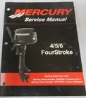 2006 Mercury Marine 4/5/6 Fourstroke Factory Service Manual P/n 90-857138R02 Used. Price: $21.55.