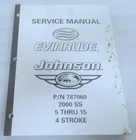 2000 Omc Evinrude Johnson Ss Thru 15 4-STROKE Service Manual P/n 787060 Used. Price: $14.95.