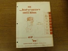 1970 P/n JM-7009 Johnson Outboard Service Manual Hp Models 60ESL70 60ES70 Used. Price: $29.99.