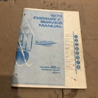 1973 Evinrude Triumph Hp Models 65372 65373 Service Manual I/n: 4909 Used. Price: $40.00.