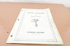Johnson TN-27 Model Oem Parts Catalog 302790 Used. Price: $5.00.
