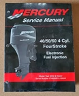 Mercury Marine Service Manual 40/50/60 Cyl. Fourstroke Efi P/n 90-883065R01 Used. Price: $99.99.