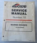 1996 Mercruiser Outboards Number 12 Model Service Manual P/n 90-814099--2 Used. Price: $12.52.