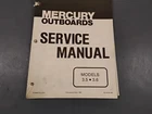Service Manual For 3.5 And 3.6 Hp Mercury Outboard Motors From 1983 Used. Price: $17.95.