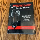 Mercury 200 225 250 3.0 Litre Work Outboard Service Repair Manual 90-884294R01 Used. Price: $44.99.