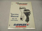 503140 Evinrude Johnson Outboard Service Repair Manual "eo" 9.9-15 Hp 4S 1995 Used. Price: $24.20.
