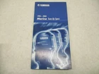 LIT-18559-94-04 Yamaha Outboard 1994-2004 Marine Tune-up Specs Manual Guide New. Price: $28.95.