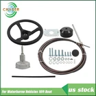 Fit For Waterborne Vehicles 16FT Boat Rotary Steering System Outboard Kit New Us. Price: $93.75.