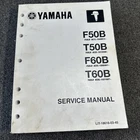 Yamaha Outboard LIT-18616-03-45 F50B, T50B, F60B, T60B Service Manual Used. Price: $80.00.