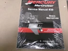Oem Mercury/mercruiser Service Manual #39, Bravo Used. Price: $24.99.
