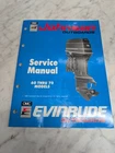 Omc Johnson Evinrude Service Manual "es" Models 60 Thru 70 Hp #507873 Used. Price: $50.49.
