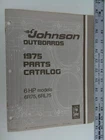 1975 Johnson Sea Horse Parts Catalog Hp Models 6R75, 6RL75 Bis Used. Price: $22.19.