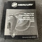 2014 Mercury Service Shop Manual 70, 80, 90, 100, 115 4-STROKE 2.1L 90-8M0082471 Used. Price: $75.00.