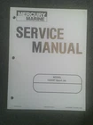 Mercury Marine Service Manual Model 120XR Sport Jet (pn 90-858804) New. Price: $24.95.