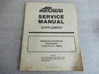 PM162 1994 Mercruiser Supplement Bodensse Emissions Service Manual 90-806734930 Used. Price: $9.34.