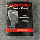 2004 Mercury Marine 90-883064R01 40 Hp Fourstroke Efi Outboard Service Manual Used. Price: $15.00.