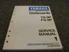 1991 Yamaha MF9.9MSHP MT9.9ELHP MT9.9ELRP MT9.9EXHP Outboard Service Manual Used. Price: $94.18.