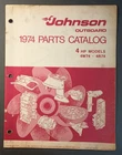 1974 Omc Johnson 386550 Outboard Hp Models Parts Catalog Used. Price: $6.95.