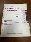 Used Oem 1966 6HP Fisherman Evinrude Service Manual P/n 4279 6602 6603. Price: $75.00.