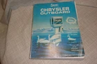 Seloc Marine Chrysler Outboard Tune-up Repair Manual 1962-1984 All Models 018-7 Used. Price: $12.00.