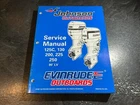 1998 Johnson Evinrude 125C, 130, 200, 225, 250 Hp V4 V6 V8 Repair Manual #520212 Good. Price: $31.75.