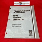 1975 Johnson 6 Hp Parts Catalog 387013 Omc Final Edition Manual Used. Price: $12.99.