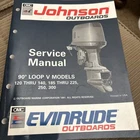 508147 1992 Omc Evinrude Johnson Outboard Service Repair Manual 120-300 Hp Used. Price: $28.00.