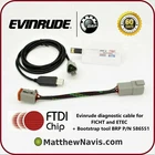 Evinrude Diagnostic Kit Usb Cable For Ficht And Etec + Bootstrap Brp P/n 586551 New. Price: $78.96.