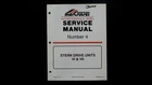 Mercruiser Stern Drive Units Vii Service Manual 90-848656 1996 Hi-perf Good. Price: $49.99.