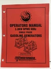 Westerbeke 48009 Genuine Oem Single Phase Gasoline Generators Operators Manual Used. Price: $12.47.