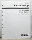 1999 Volvo Penta Parts Catalog Model Wt 7.4 8.2 Liter Engines P/n 7797468 Used. Price: $15.00.