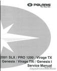 2001 Polaris Slx Pro 1200 Virage Genesis Txi Personal Wat... New. Price: $44.99.
