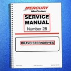 Mercury Mercruiser Bravo Sterndrives No. 28 Service Manual Binding - Covering Brand. Price: $53.06.