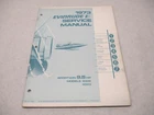 4904 Omc 1973 Evinrude Outboard Service Repair Manual 9-1/2 Hp Sportwin 9322 Used. Price: $37.95.