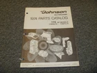 1974 Johnson 115ESL74 115ETL74 115HP Outboard Parts Catalog Manual 386560 Xo Used. Price: $61.07.
