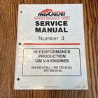 Oem 1994 Mercury/mercruiser Sterndrive Gm V-8 Service Manual #3 90-848294 Used. Price: $39.99.