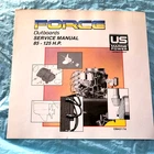 Force 85 - 125 H.p. Outboard Motors Service Manual OB4217A, Usa Used. Price: $64.99.