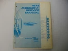 1973 Omc Evinrude Outboard Factory Service Manual 4911 115 Hp Starflite Models Used. Price: $22.99.