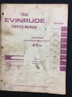 1966 Used Evinrude Service Manual # 4284 60 Hp 24. Price: $19.99.