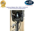 Vintage Neptune Mighty Mite 1960'S Outboard 1.7 Hp With 70 Pounds Compression Used. Price: $225.00.