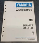 Yamaha 3S Service Manual Pn LIT-18616-00-98 Factory Oem Used. Price: $17.88.
