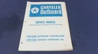 1972 Chrysler Outboard Service Manual Three & Four Cylinder OB1565 - Used. Price: $20.95.
