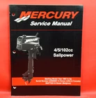 Mercury 4/5/102CC Sail Power Oem Service Manual 90-17308R02 (5/03 ) Vg+ Used. Price: $25.46.