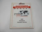 Operating Maintenance Procedures Manual For Mercruiser 1997 Gasoline Inboard Used. Price: $19.50.