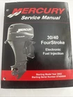 Mercury 30/40 Hp Four Stroke Efi Motor Manual 90-883064R02 2002 And Newer Used. Price: $24.50.