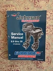 P/n 507122 Johnson Evinrude Outboards Service Manual 9.9 Thru 30 1995 2-CYLINDER Used. Price: $35.00.